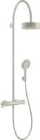 Душевая система с термостатом для душа Axor Citterio Showerpipe 180 1jet 39670800 сталь