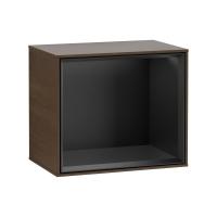 Настенный модуль Villeroy & Boch Finion 418х270х356 мм с зарядной станцией F590PDGN орех/чёрный матовый