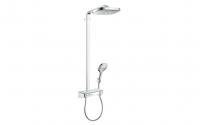Душевая система с термостатом для душа Hansgrohe Raindance Select E Showerpipe 300 3jet 27127000 хром