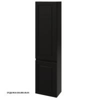 Пенал Caprigo Wales 1600х400х238 мм правый (эмаль) 36050 R 020 чёрный