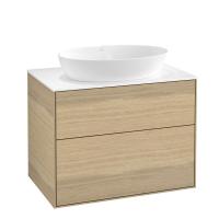 Тумба под раковину Villeroy & Boch Finion 800х501 мм F99100PC дуб/белый