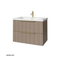 Тумба под раковину Caprigo Rain 80 770х446 мм (2 ящика) 36512 SF-04 мокко