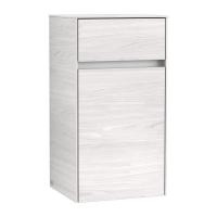 Боковой шкафчик Villeroy & Boch Collaro 404x748 мм петли слева C03200E8 белое дерево
