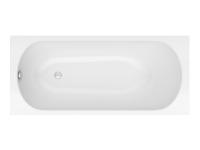 Ванна акриловая KolpaSan Betty 180x80 см basis с фронтальной и боковой панелью+сифон белый 5053-31 белый