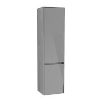 Пенал Villeroy & Boch Collaro 404х349х1538 мм петли слева C03300FP серый глянцевый