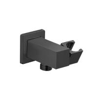 Шланговое подсоединение с держателем Paini 50PZ503P чёрный матовый