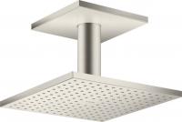 Верхний душ Axor ShowerSolutions 250 2jet с потолочным подсоединением 35312800 сталь