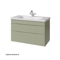 Тумба под раковину Caprigo Lento 90 870х438 мм эмаль 36213EML 040 оливково-зелёный