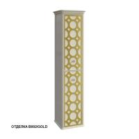 Пенал Caprigo Caprice 1499х362х321 мм левый 25051L B002/gold античный белый/золото