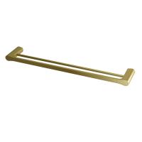 Полотенцедержатель двойной WasserKraft Aisch 640 мм K-5940 матовое золото