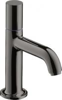 Кран холодной воды для раковины Axor Uno 70 ComfortZone 38130330 полированный чёрный хром