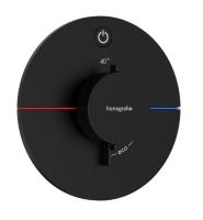 Термостат Hansgrohe ShowerSelect Comfort S (внешняя часть для 1 потребителя) 15553670 матовый чёрный