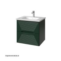 Тумба под раковину Caprigo Modo Terza 60 574х452 мм эмаль 35611EML 063 зелёный