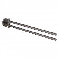 Полотенцедержатель двойной Grohe Essentials поворотный 40 371 A01 тёмный графит