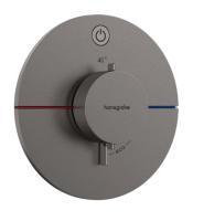 Термостат Hansgrohe ShowerSelect Comfort S (внешняя часть для 1 потребителя) 15553340 шлифованный чёрный хром