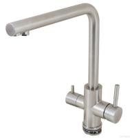 Смеситель для кухни Paini Norda под фильтр NRPW6433VEB90 брашированный никель
