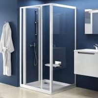 Душевая перегородка Ravak Supernova PSS-80 94040100Z1 белый/прозрачный