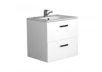 Тумба под раковину Roca Victoria Nord 585х450 мм ZRU9000028 белый глянец