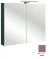 Зеркальный шкаф Jacob Delafon 700х650х143 мм EB1363-M71 нежно-розовый матовый
