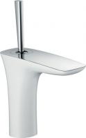 Смеситель для раковины Hansgrohe PuraVida 110 ComfortZone 15070400 белый/хром