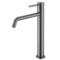Смеситель для раковины Caprigo Don высокий 53-025-GUN оружейная сталь