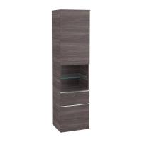 Пенал Villeroy & Boch Venticello 404х372х1546 мм петли слева A95201FQ дуб графитовый