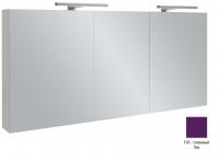 Зеркальный шкаф Jacob Delafon 1300х650х143 мм EB1369-F26 сливовый глянцевый