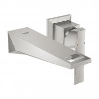Смеситель для раковины Grohe Allure Brilliant S-Size настенный (внешняя часть) на 2 отверстия 19 781 DC0 суперсталь
