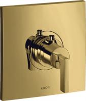 Термостат Axor Citterio HighFlow (внешняя часть) 39711990 полированное золото
