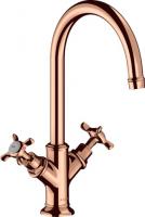 Смеситель для раковины Axor Montreux 210 ComfortZone 16506300 полированное красное золото