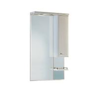 Зеркальный шкаф Aqwella Барселона 600х1080 мм с подсветкой Ba.02.06 белый