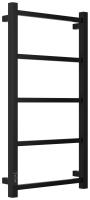 Полотенцесушитель электрический Стилье Формат 26 800х400 мм левый 31527-8040 матовый чёрный