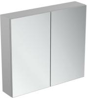 Зеркальный шкаф Ideal Standard Mirror&light 800х700 мм T3591AL алюминий