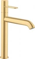 Смеситель для раковины Axor Uno 190 ComfortZone 38032250 шлифованное золото