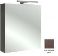 Зеркальный шкаф Jacob Delafon 600х650х143 мм петли слева EB1362G-N28 медный бетон
