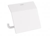 Держатель туалетной бумаги с крышкой Hansgrohe AddStoris 41753700 матовый белый