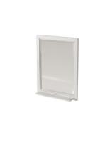Зеркало Caprigo Albion 626х815 мм с полкой 10330 В231 белый