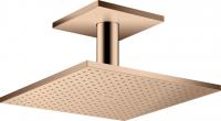 Верхний душ Axor ShowerSolutions 300 1jet с потолочным подсоединением 35316300 полированное красное золото