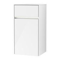 Боковой шкафчик Villeroy & Boch Collaro 404x748 мм петли слева, с подсветкой C032L1DH белый глянцевый