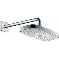 Верхний душ Hansgrohe Raindance Select E 300 2jet EcoSmart с держателем 26609400 белый/хром