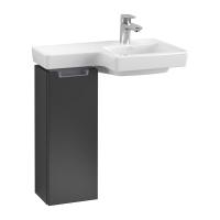 Тумба под раковину Villeroy & Boch Subway 2.0 240х187 мм L A81910PD лак чёрный матовый