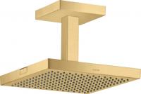 Верхний душ Axor ShowerSolutions 240 1jet с потолочным подсоединением 10929250 шлифованное золото