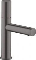 Смеситель для раковины Axor Uno 110 ComfortZone 45002340 шлифованный чёрный хром