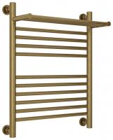 Полотенцесушитель водяной Сунержа Богема с полкой+ 600х500 мм 05-0223-6050 состаренная бронза