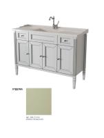 Тумба под раковину Caprigo Albion Promo 120 1178х450 мм (4 двери, 2 ящика) 33316 B059 фисташково-зелёный