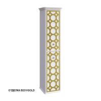 Пенал Caprigo Caprice 1499х362х321 мм левый 25051L B231/gold белый/золото