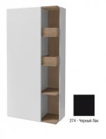 Подвесная колонна Jacob Delafon Terrace Premium 750х350х1500 мм петли слева EB1741GRU-274 чёрный глянцевый