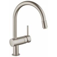 Смеситель для кухни Grohe Minta с выдвижным изливом 32 918 DC0 суперсталь