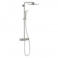 Душевая система с термостатом для душа Grohe Euphoria SmartControl System 310 мм Duo 26 507 DC0 суперсталь