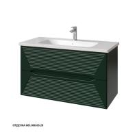 Тумба под раковину Caprigo Modo Terza 100 998х458 мм эмаль 35615EML 063 зелёный